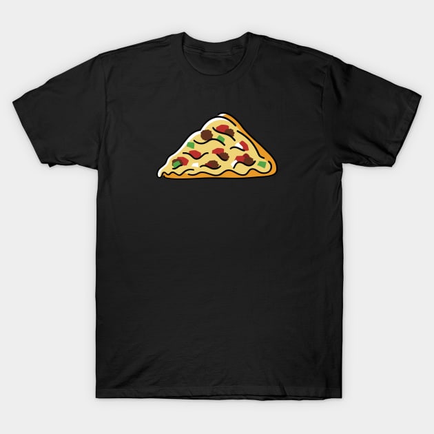 Pizza - Supreme T-Shirt by BigOrangeShirtShop